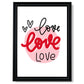 Circle of Love Gerahmter Kunstdruck