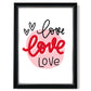 Circle of Love Gerahmter Kunstdruck