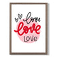 Circle of Love Gerahmter Kunstdruck