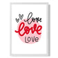 Circle of Love Gerahmter Kunstdruck