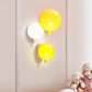 Kreative ballonförmige Wandleuchte Eine Glühlampe Glas Wandlicht für Babyzimmer Flur