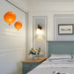 Kreative ballonförmige Wandleuchte Eine Glühlampe Glas Wandlicht für Babyzimmer Flur