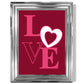 Love Quote Herz Gerahmter Kunstdruck