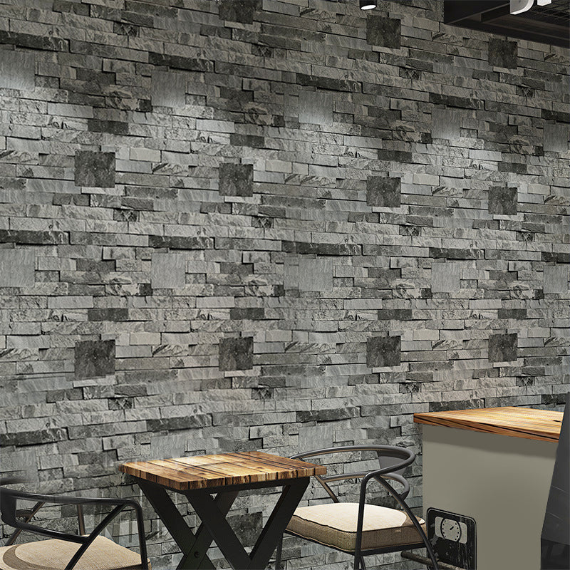 Frendorf | Steampunk Fake Brick Wallpaper Lichtfarbe Wasserdichte Wandverkleidung für Restaurant