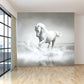 Big Horse Wandtapete Mural Fleckenresistent Modernes Familienzimmer Wandkunst, Individueller Druck