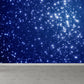 Nacht- und Sternenhimmel-Wandmalerei Modern Glatte Wandkunst in dunkler Farbe für das Kinderzimmer