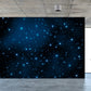 Nacht- und Sternenhimmel-Wandmalerei Modern Glatte Wandkunst in dunkler Farbe für das Kinderzimmer