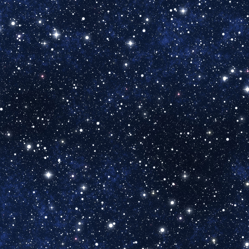 Nacht- und Sternenhimmel-Wandmalerei Modern Glatte Wandkunst in dunkler Farbe für das Kinderzimmer
