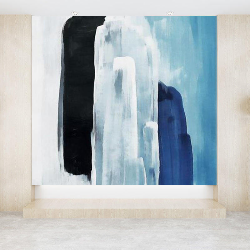Frendorf | Moderne Stil Landschaft Wandtattoo Vliesstoff Wasserfest Pastell Wandkunst für Zuhause