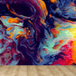 3D Cloud Abstract Pattern Wandbild Modern Wasserfest Wohnzimmer Wanddeko, Maßgeschneiderte Größe