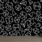 Ganzheitliche geometrische Formen Tapete Mural Schwarz und Weiß Vlies Wandbelag für Dekor, maßgeschneidert