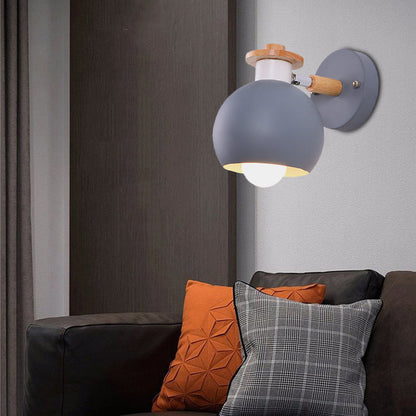 Frendorf | Einzelne lichtkugelförmige wandlampe nordisches metall wandleuchtenlicht für kindergarten kinderzimmer