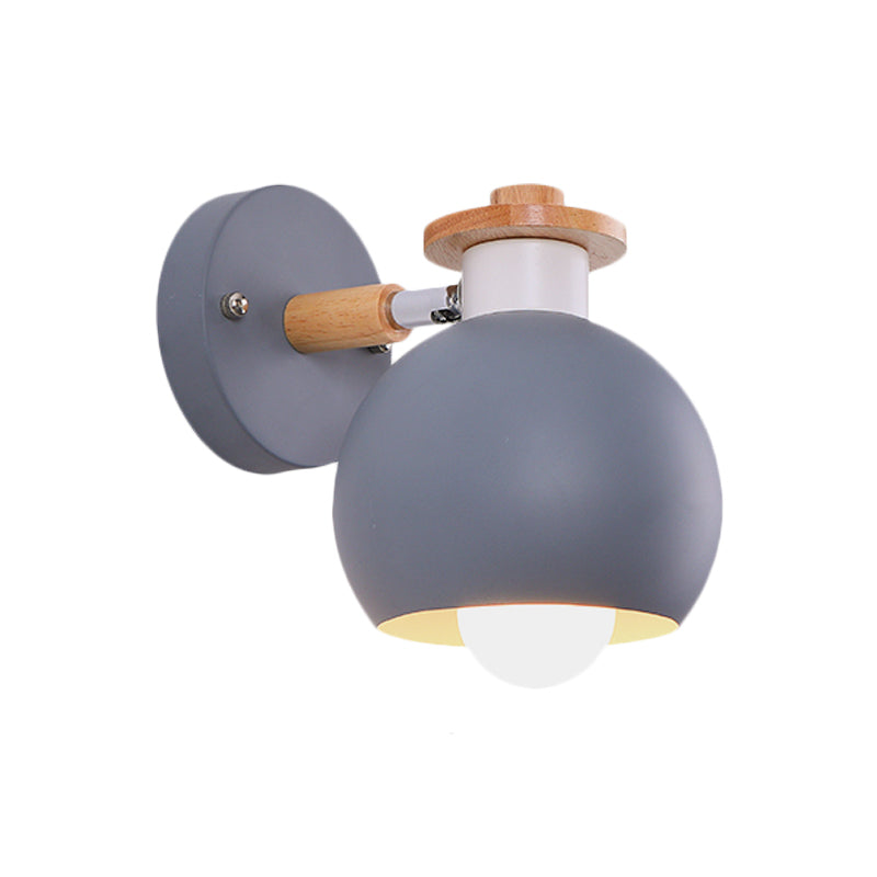Frendorf | Einzelne lichtkugelförmige wandlampe nordisches metall wandleuchtenlicht für kindergarten kinderzimmer