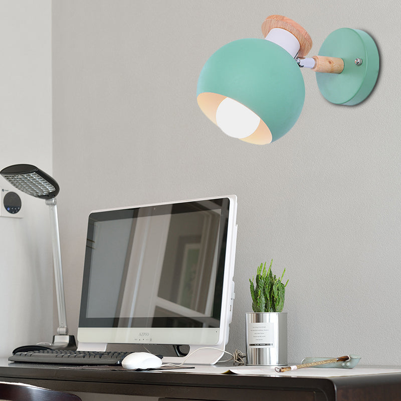 Frendorf | Einzelne lichtkugelförmige wandlampe nordisches metall wandleuchtenlicht für kindergarten kinderzimmer