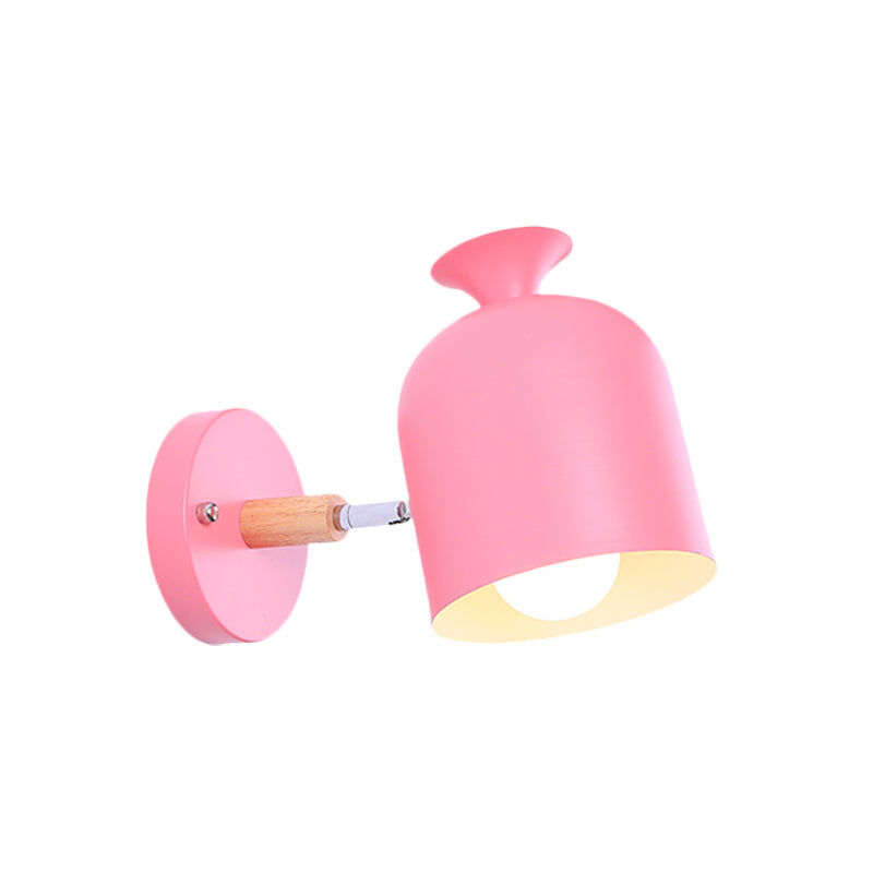 Frendorf | Cup Shade Volwassen Slaapkamer Wandlamp Draaibaar Metaal Eén Licht Macaron Loft Wandlamp