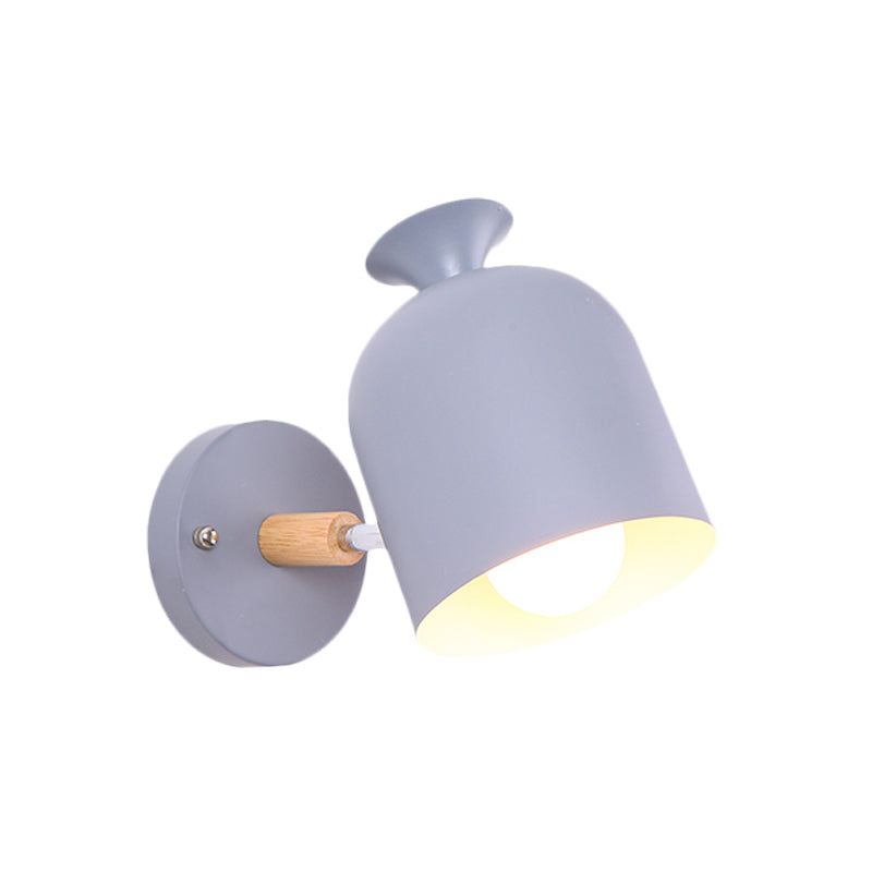 Frendorf | Cup Shade Volwassen Slaapkamer Wandlamp Draaibaar Metaal Eén Licht Macaron Loft Wandlamp