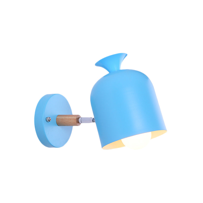 Frendorf | Cup Shade Volwassen Slaapkamer Wandlamp Draaibaar Metaal Eén Licht Macaron Loft Wandlamp