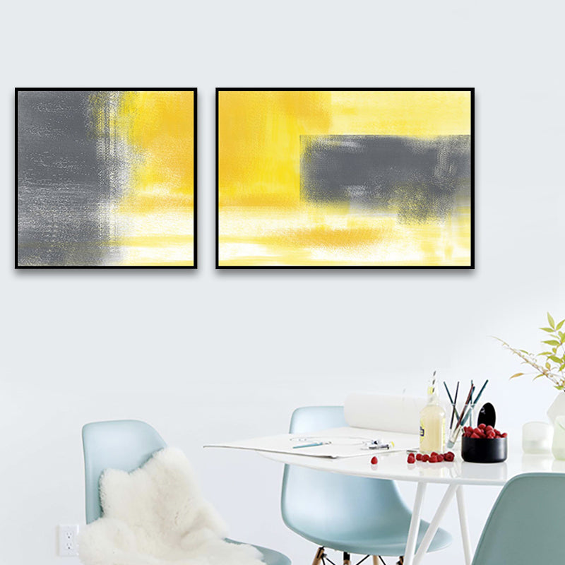 Frendorf | Moderne Malerei Druck Abstrakt Leinwand Pastell Multi-Teil Wandkunst Dekor für Hotel