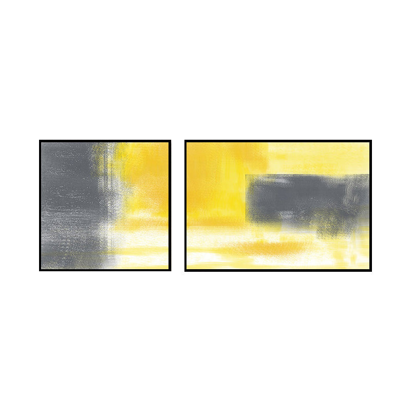 Frendorf | Moderne Malerei Druck Abstrakt Leinwand Pastell Multi-Teil Wandkunst Dekor für Hotel