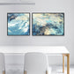 Frendorf | Moderne Malerei Druck Abstrakt Leinwand Pastell Multi-Teil Wandkunst Dekor für Hotel