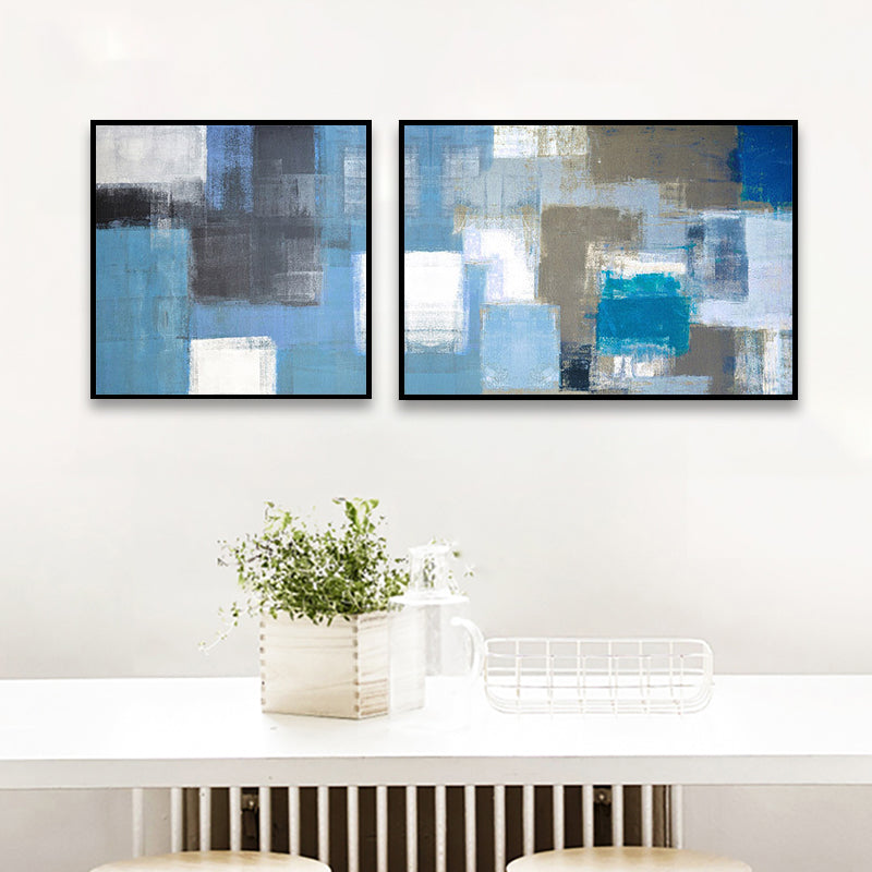 Frendorf | Moderne Malerei Druck Abstrakt Leinwand Pastell Multi-Teil Wandkunst Dekor für Hotel