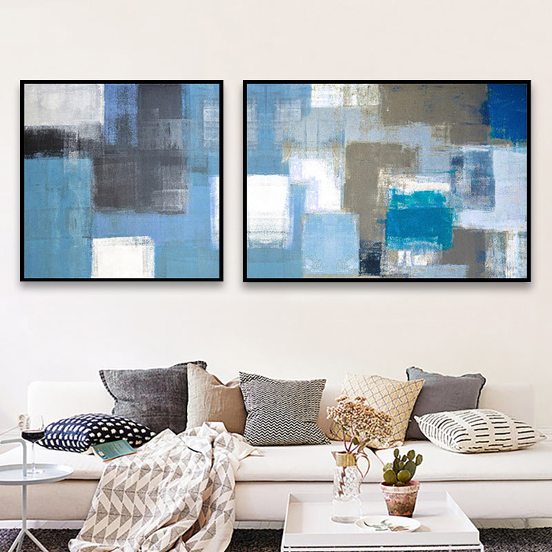 Frendorf | Moderne Malerei Druck Abstrakt Leinwand Pastell Multi-Teil Wandkunst Dekor für Hotel