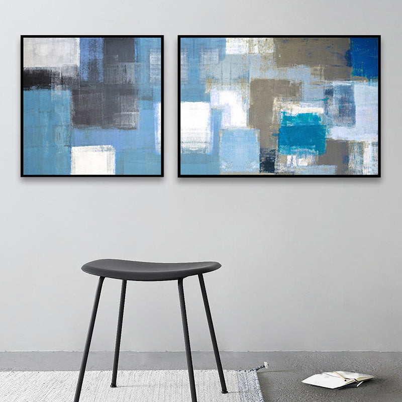 Frendorf | Moderne Malerei Druck Abstrakt Leinwand Pastell Multi-Teil Wandkunst Dekor für Hotel