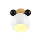 Frendorf | Nordic Style Globe Wandleuchte Holz & Metall 1 Lampe Wandleuchte für Restaurant Flur