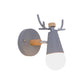 Frendorf | Nordic IJsconus Wandlamp met Hertenhoorns Metaal 1 Kop Sconcelamp voor Eetkamer