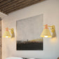 Frendorf | Macaron Style Onderkleur Wandlamp Conische Schaduw 1 Kop Metaal Wandlamp voor Keuken Gang