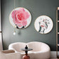 Frendorf | Moderne Bloem en Meisje Canvas Pastel Farbe Schlafzimmer Wanddekoration, Mehrere Größen