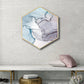 Frendorf | Ombre Patroon Wandkunst Print Moderne Canvas Textuur Schilderij in Zachte Kleur