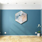 Frendorf | Ombre Patroon Wandkunst Print Moderne Canvas Textuur Schilderij in Zachte Kleur