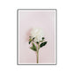 Blooming Peony Leinwand Wandkunst Texturiertes Zeitgenössisches Mädchenzimmer Wanddekor in Weiß-Rosa