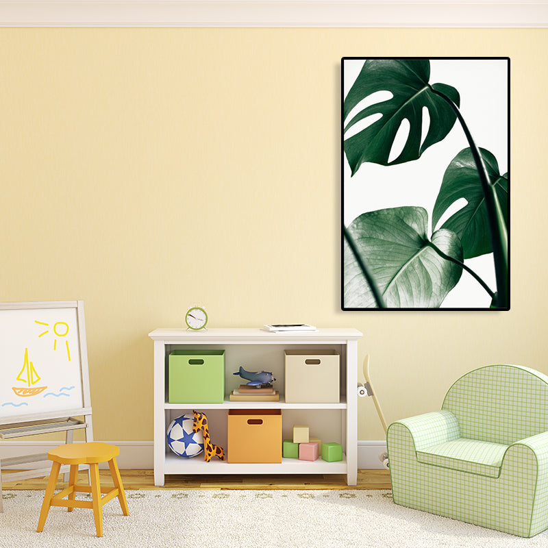 Frendorf | Texturiertes Botanisches Kunstdruck-Leinwand Skandinavischer Stil Gemälde für Mädchenzimmer