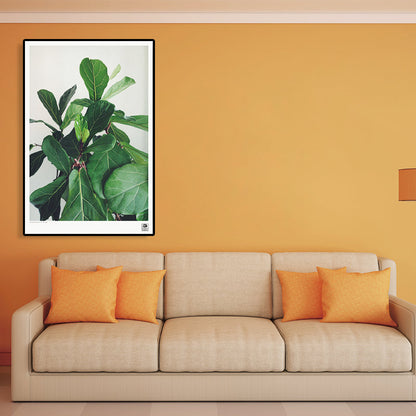 Frendorf | Texturiertes Botanisches Kunstdruck-Leinwand Skandinavischer Stil Gemälde für Mädchenzimmer