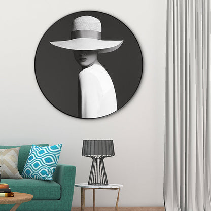Frendorf | Moderne Stil Leinwanddruck Sanfte Farben Trendy Mädchen Malerei, Mehrere Größenoptionen