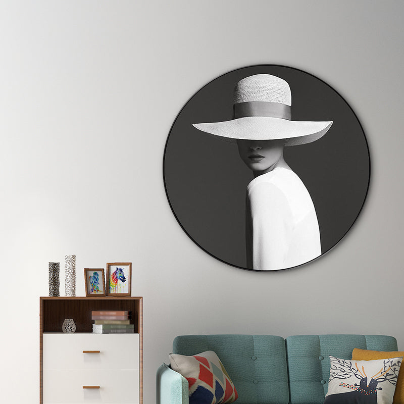 Frendorf | Moderne Stil Leinwanddruck Sanfte Farben Trendy Mädchen Malerei, Mehrere Größenoptionen