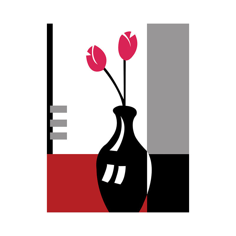 Frendorf | Blumenarrangement Wandkunst Dekor Pastellfarbe Leinwandmalerei, Texturiert, Mehrere Größen