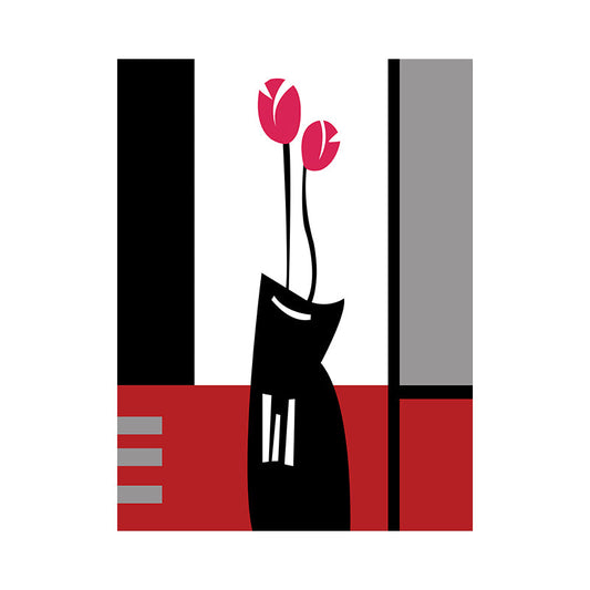 Frendorf | Blumenarrangement Wandkunst Dekor Pastellfarbe Leinwandmalerei, Texturiert, Mehrere Größen