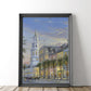 Frendorf | Grand Building View Painting Gelbes Impressionismus Stil Wandkunst Druck für Esszimmer