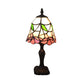 7"/6" Breite Glockenform Schlafzimmer Leseleuchte mit rosa gefärbtem Glas Tiffany Stil Schreibtischlampe in Pink
