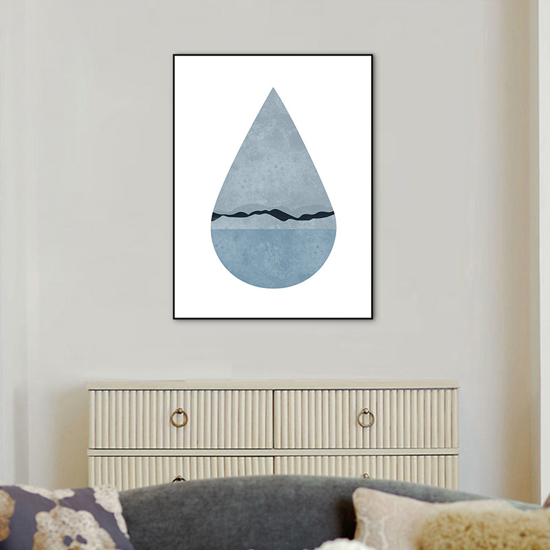 Frendorf | Vast Sea Landscape Eingewickelt Leinwand Skandinavisch Texturierte Zuhause Galerie Wand Kunst Print
