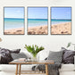 Frendorf | Blaue Meer Strand Landschaft Leinwand Mehrteilig Tropische Haus Innen Wand Kunst Druck