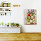 Frendorf | Blumenmuster Wanddekoration Impressionismus Stil Leinwand Texturierte Kunstdruck in Sanften Farben