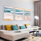 Frendorf | Vast Sea Scenery Leinwanddruck für das Esszimmer Fotografie Wandkunst Dekor, Set von drei