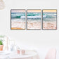 Frendorf | Vast Sea Scenery Leinwanddruck für das Esszimmer Fotografie Wandkunst Dekor, Set von drei