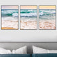 Frendorf | Vast Sea Scenery Leinwanddruck für das Esszimmer Fotografie Wandkunst Dekor, Set von drei