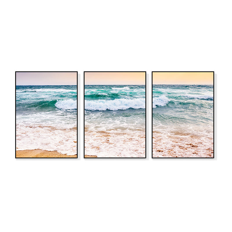 Frendorf | Vast Sea Scenery Leinwanddruck für das Esszimmer Fotografie Wandkunst Dekor, Set von drei
