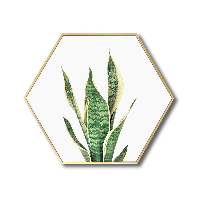 Frendorf | Botanische Blätter Wanddekoration Skandinavische Texturierte Badezimmer Leinwand, Verschiedene Größen